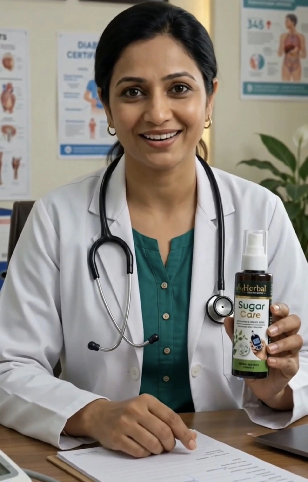 Dr. Riya Sharma — Sugar Care Spray customer